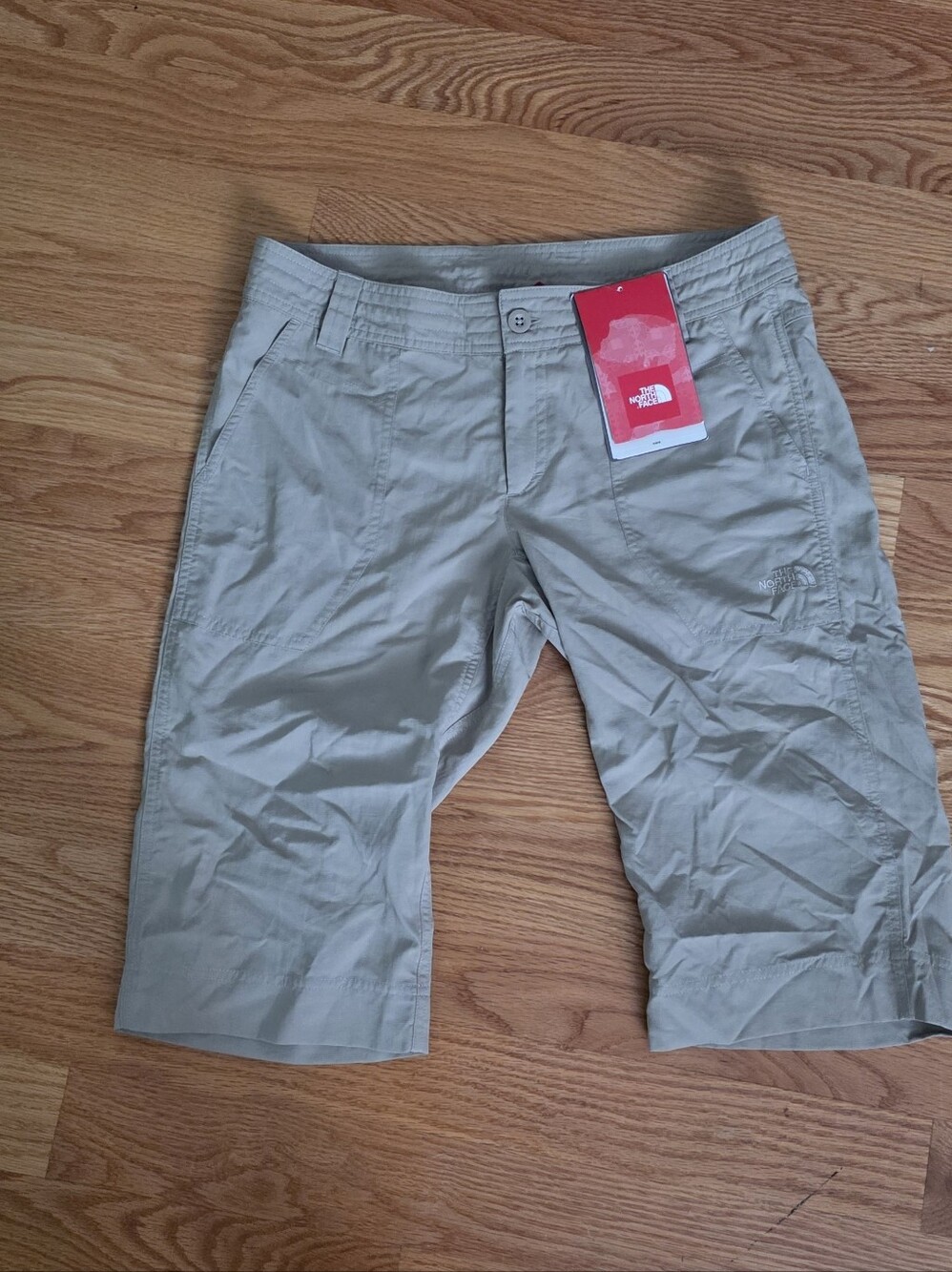 North Face Beige Women's Horizon Noble Capri pants 10 Nwt